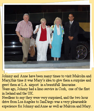 jpg johnny and anne barrett with mary malone andlimo
